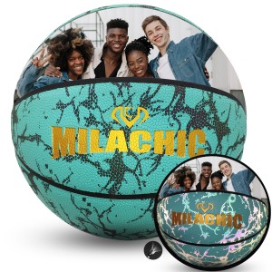 Milachic® Personalized Holographic Reflective Designs, Custom Basketball and Basketball Team Logo Design. Choose from NBA Basketball Legends and More! Special Basketball Gifts for Boys, Girls, Men, Women
