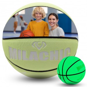 Glow in the Dark Personalized Basketball Size 7 (29.5") / Size 6 (28.5") / Size 5 (27.5") Milachic®